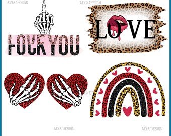 San Valentino PNG Bundle, San Valentino Png, Leopardo PNG, Amore Sublimazione Png, Leopardo San Valentino Png, San Valentino Png, San Valentino Citazione, PNG