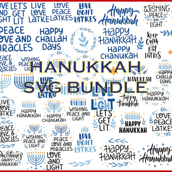 Hannukkah svg, Hannukkah svg bundle, Chanukkah Svg, Hanukkah Shirt Svg, Funny Hanukkah Svg, svg Cricut Cut Files, Digital Download