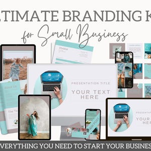 Branding Kit, Branding Package Templates, DIY Branding Kit, Social Media Branding Bundle, Logo Kit, Instagram Bundle, Business Marketing