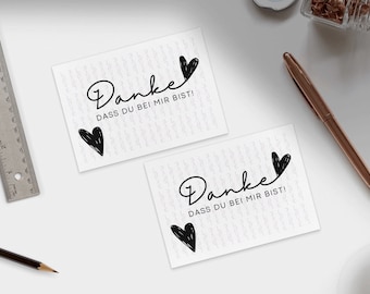Thank you card