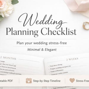 Wedding planning checklist