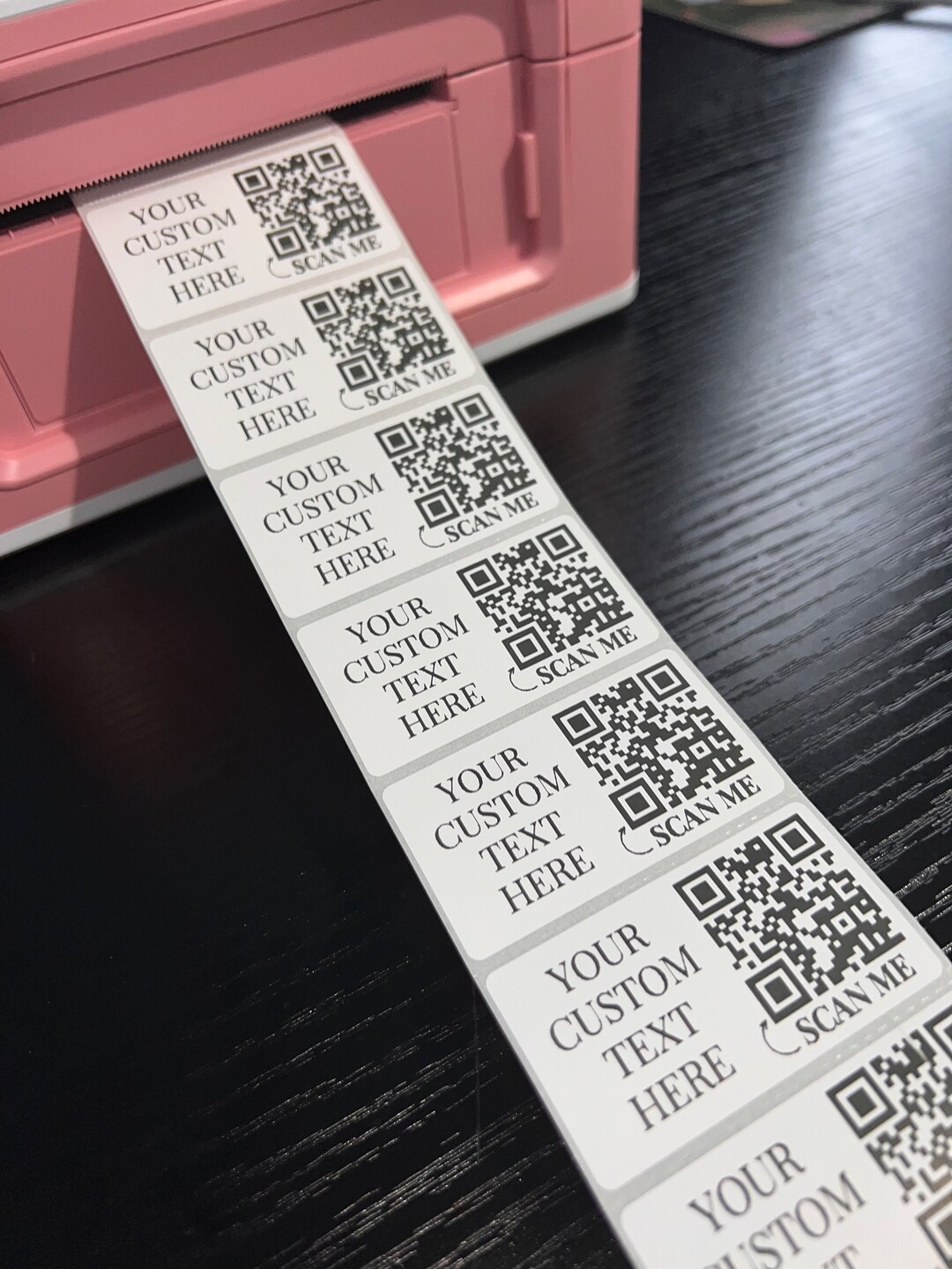 QR Code Stickers Custom QR Code Labels Small Business - Etsy
