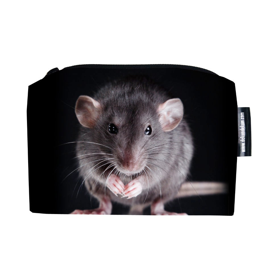 Personalised Rat Pencil Case Boys School Stationary Bag Cute Pet