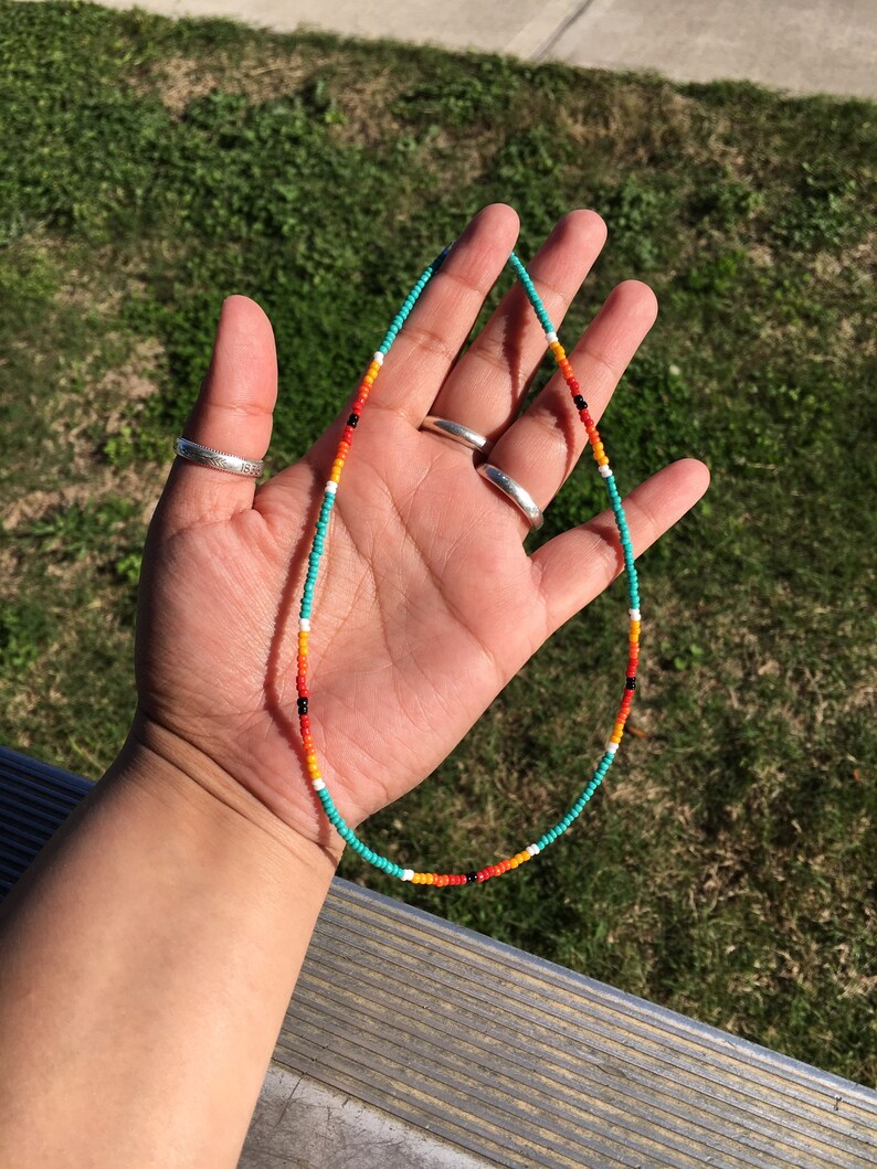 The Zach Bryan Western Choker Necklace Western Jewelry Beaded Etsy