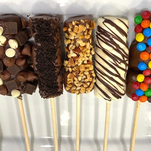 Best Chocolate Covered Marshmallow Skewers, Milk, Dark, White Chocolate, Best Birthday Gift, Party Favor, Gourmet Chocolate