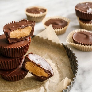 Best HUGE Peanut Butter Cups, Milk, Dark, White Chocolate, Best Gift Chocolate or Peanut Butter Lover, Best Birthday Gift, Artisan Gift