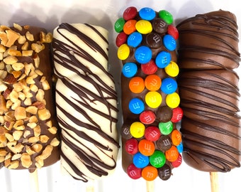 Best Gourmet Chocolate-Covered Marshmallow Pops with Assorted Fun Toppings – Perfect for Parties & Gifts!