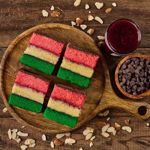 Rainbow Cake Cookies, The JUMBO Italian Rainbow Cake Cookie