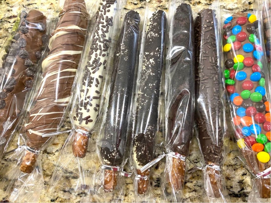 Best Ghirardelli Chocolate Covered Pretzels 3x Dipped in Milk Etsy
