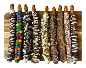 Gourmet Chocolate Covered Pretzels: Sweet & Salty Treats