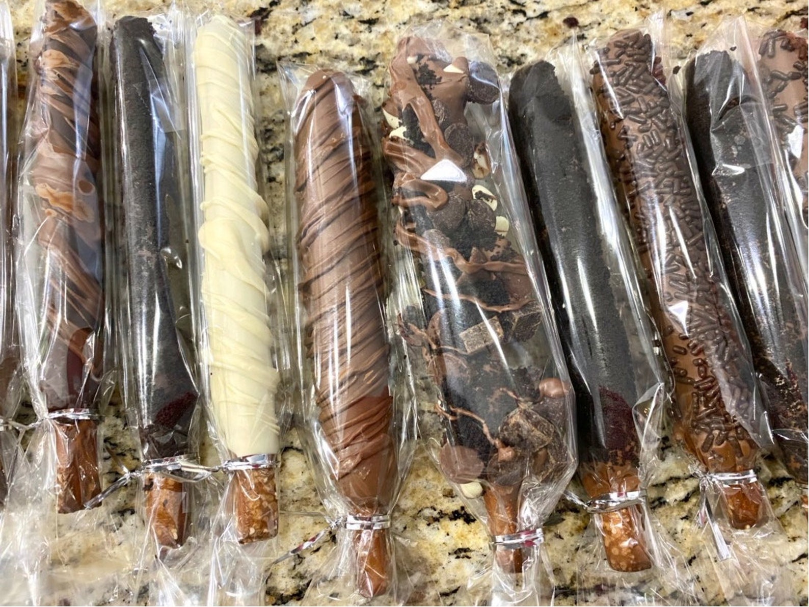 Best Ghirardelli Chocolate Covered Pretzels 3x Dipped in Milk, Dark