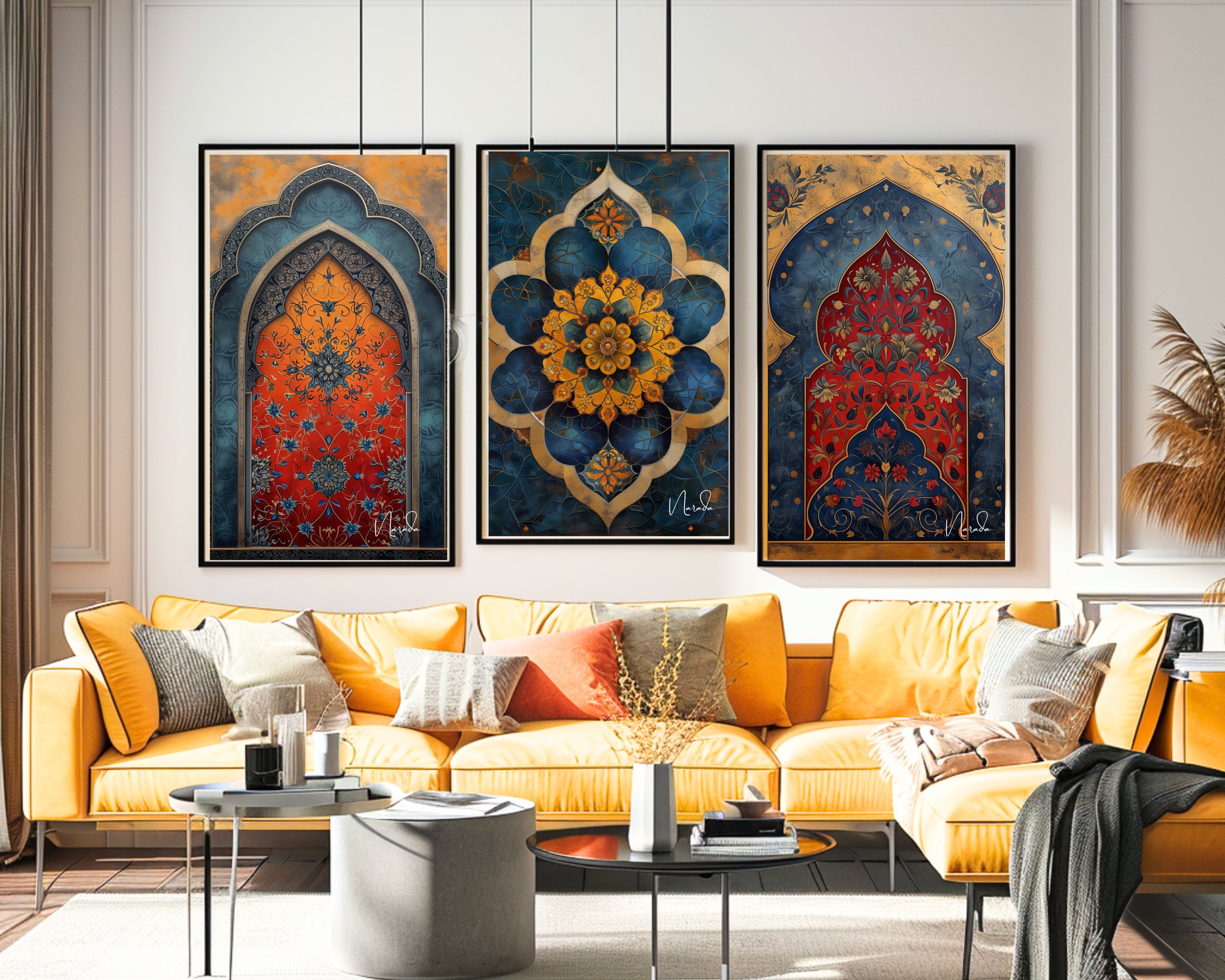 Sacred Mandala Print, Digital Download, Sacred Geometry Wall Art, Yoga ...