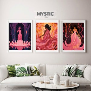 Lakshmi Wall art, digital art, Hinduism Print, Art Print, spiritual gift, yoga art, yoga gift, spiritual gift, spiritual art, Lakshmi paint