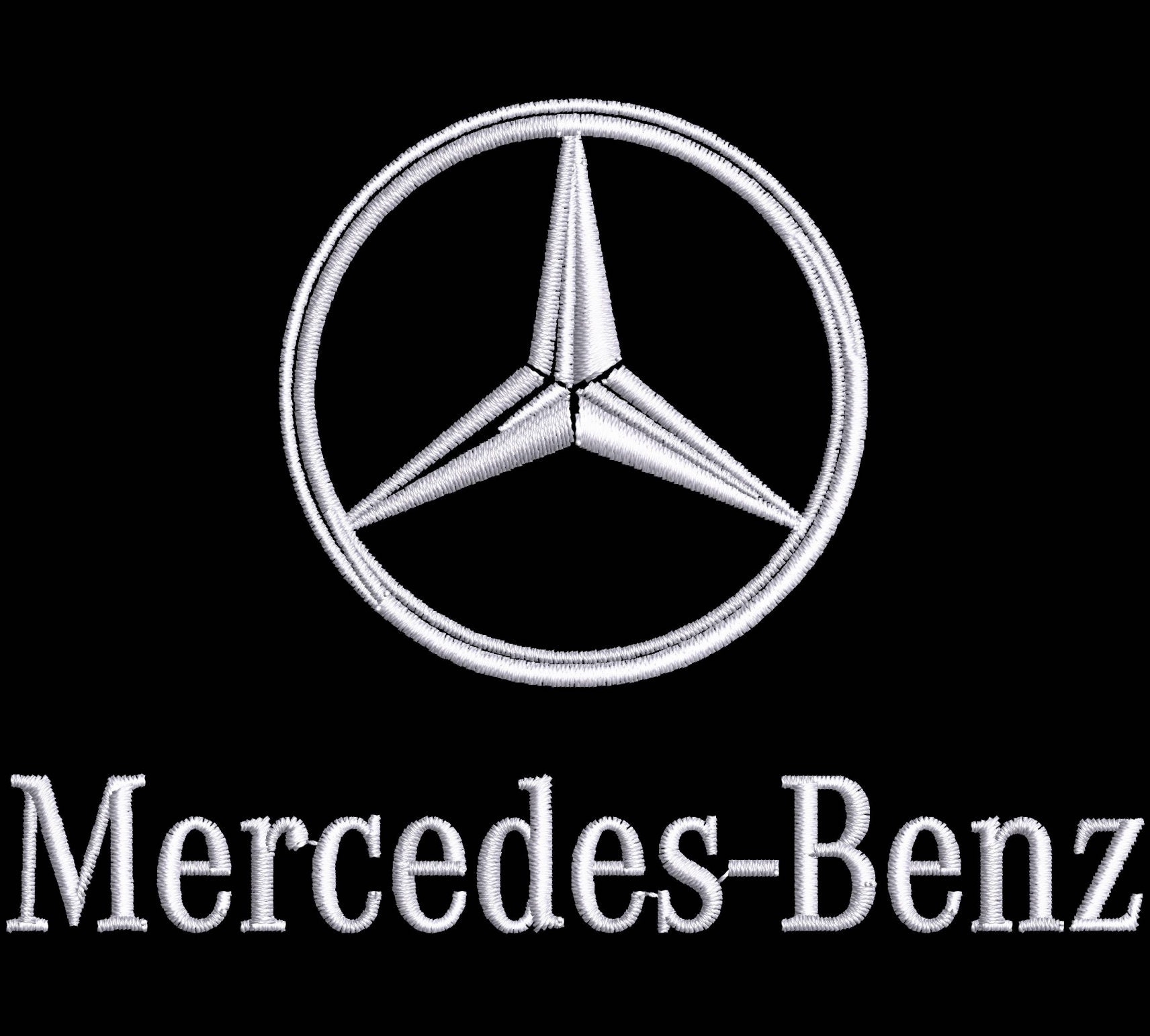 Plain White And Black Mercedes Benz Car Logo, Size: 3.54 Inch (dia) at Rs  800/piece in New Delhi