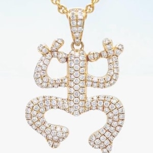 El Coqui Taino de Puerto Rico en Diamante - Pendant