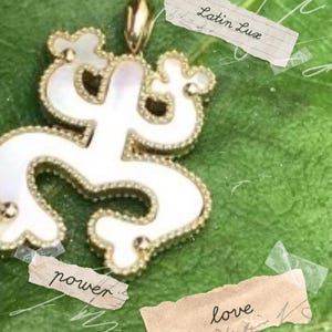 El Coqui Taino de Puerto Rico en Perla  / 14K yellow gold