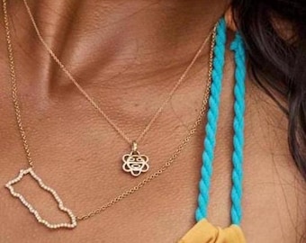 Mini El Sol Taino de Puerto Rico - Taíno Sun - Pendant (Pendant only)