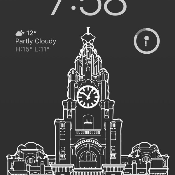 Liver Building iPhone Wallpaper