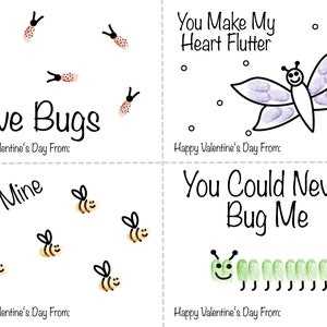 Empreintes digitales Cartes de la Saint-Valentin Cartes d'activités à découper