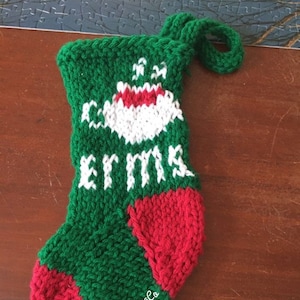 Custom Knit Mini Christmas Stockings