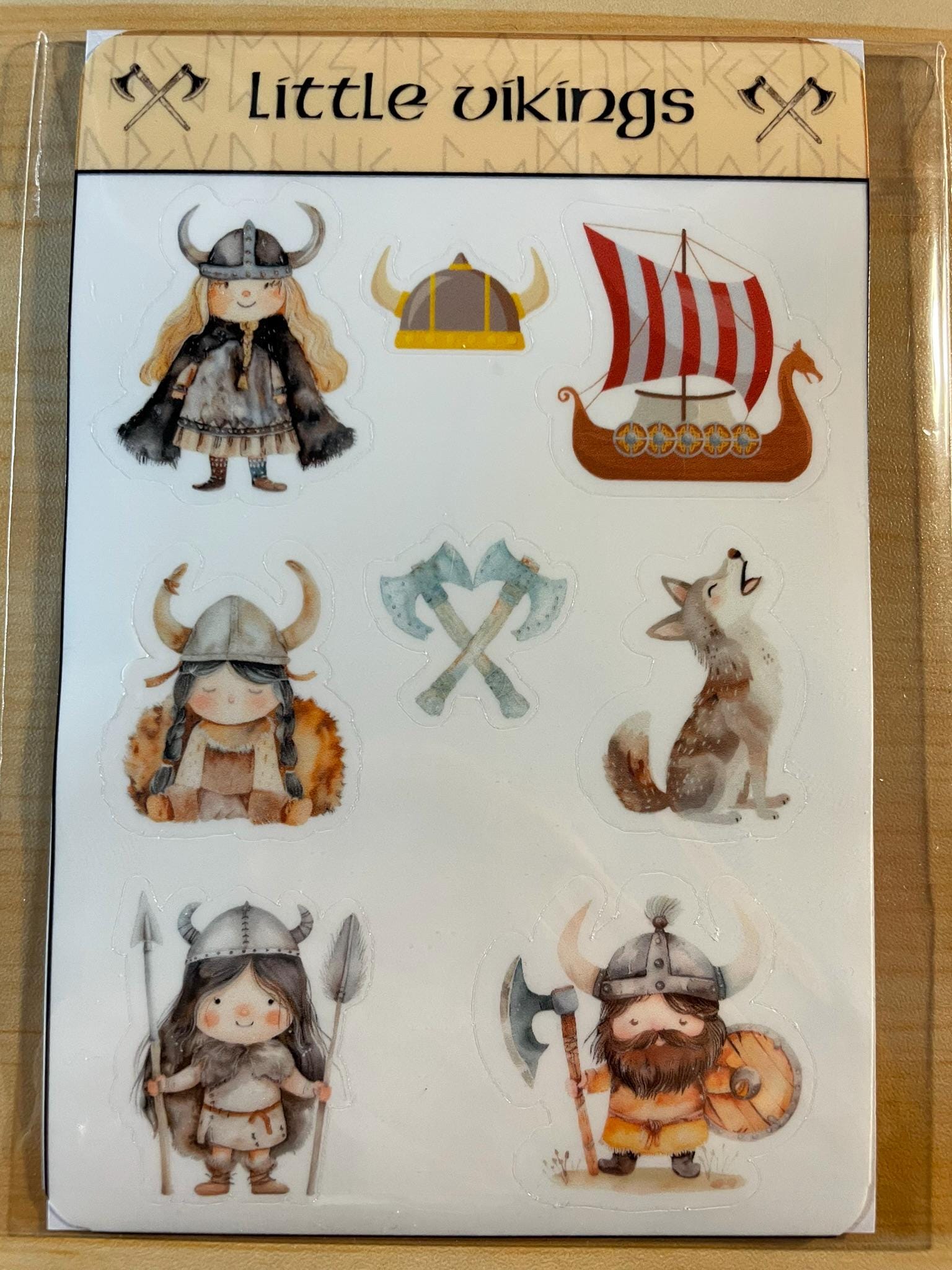 Viking Graphics Sticker Viking Stickers, Cute Norse Decals, Viking Kids Stickers, Gift For - Etsy