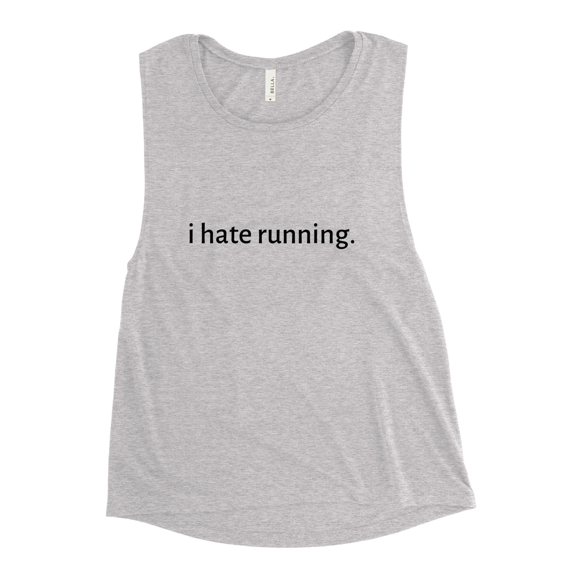I Hate Running Tank Top/ Sleeveless/ Runner Etsy