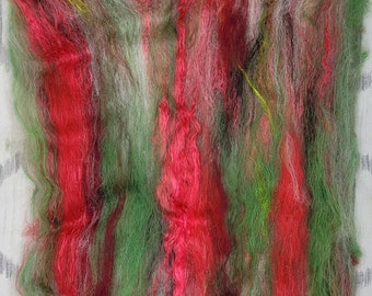 Art Batt for Hand Spinning, Weaving, Art Yarn and Felting