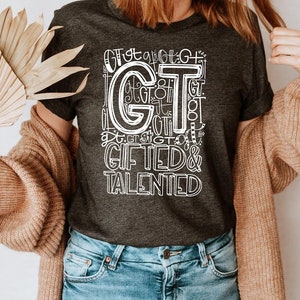 Gifted Talented Teacher Shirt, Custom School Shirts, Custom Teachers Team Shirts, Sped Teachers Shirts, Back to School Teachers T-shirts