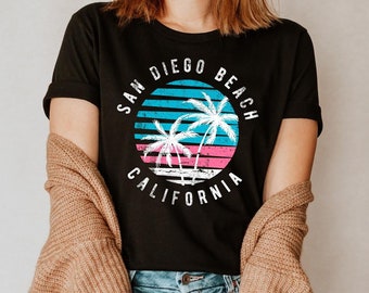 San Diego Shirt, San Diego California Trip Shirts, Travel Shirts, Personalized Travel T-shirts, Vintage San Diego Shirt