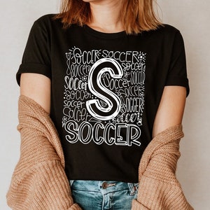 Soccer Game Day Shirt, Soccer Cheer Shirt, Soccer Coach Gift Shirt, Soccer Teacher Shirt, Soccer Custom T-shirts