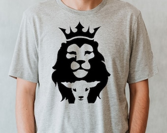 Lion Lamb T-shirt, Lion Lamb Jesus Shirt