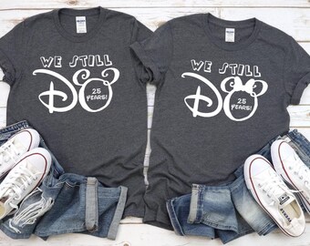 Custom We Still Do Couple Matching Shirts, Anniversary Trip T-shirts, Anniversary Couple Matching Shirts