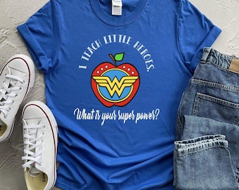 Superpower Teacher Shirt, Teachers Appreciation Gifts, Super Teachers Tees, Superhero Teacher Shirt
