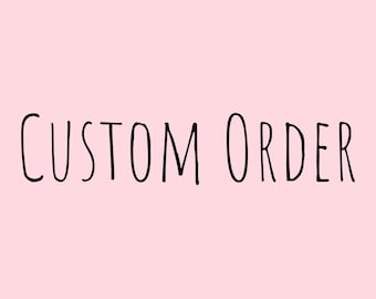 Solicitud de pedido personalizado de Etsy