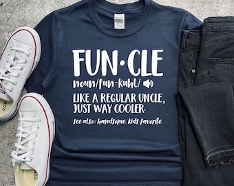 Uncle Shirt, Uncle Gift Tee, Family Custom T-shirts, Gift Shirt for Uncle, Custom Uncle T-shirt