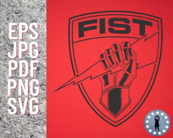 United States FiST Military Logo Digital File SVG eps jpg pdf png