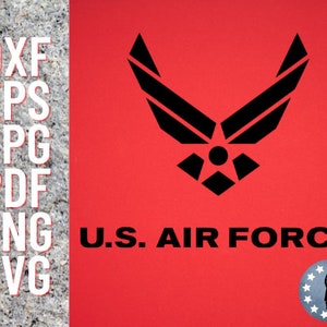 US Air Force United States Emblem Logo Insignia Digital File SVG dxf eps jpg pdf png