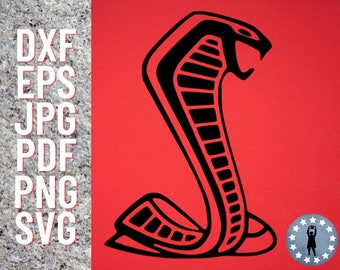 Cobra Logo Digital File SVG dxf eps jpg pdf png