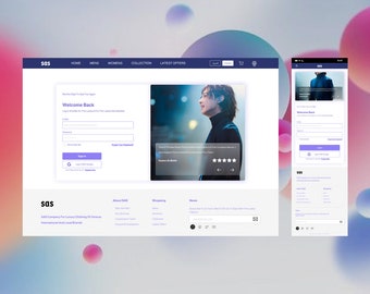 Webdesign Magasin de vêtements