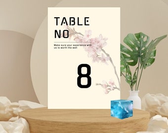 Numéro de table imprimable