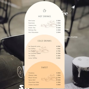 Menu Café