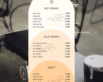 Menu Café