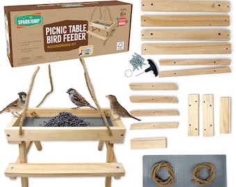 Picnic Table Bird Feeder Woodworking Kit