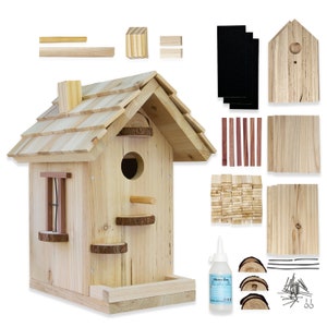 Premium Birdhouse DIY Woodworking Kit zdjęcie 2