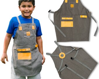 Kids Canvas Woodworking Apron