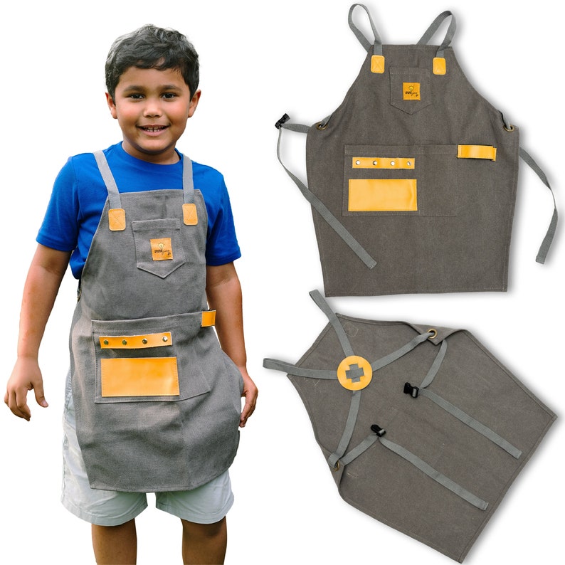 Kids Canvas Woodworking Apron Etsy