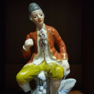 RARE Porcelain Figurine, Germany, Man Figurine.