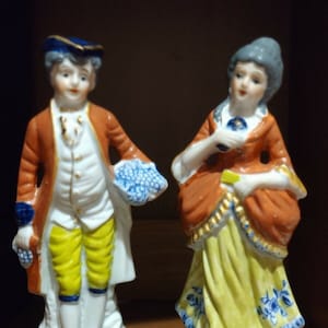 RARE Porcelain figurines, Couple, Germany Figurines Man and Woman.