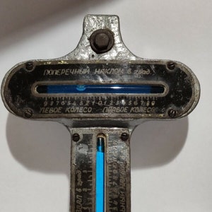 RARE old USSR Portable Wheel Alignment Tool.