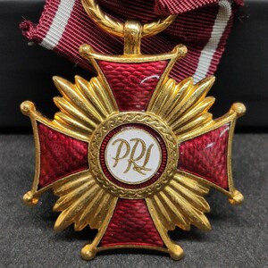 Cross of Merit I Grad PRL Polen.